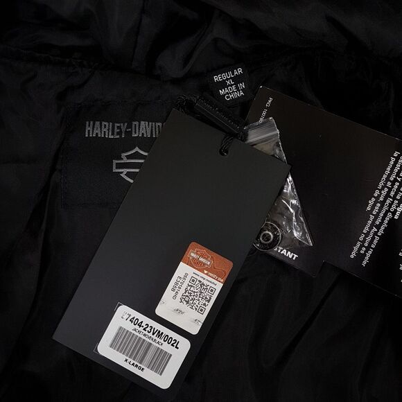 HARLEY DAVIDSON Motorcycle Forever Harley Quilted Hooded Jacket Mens Size‎ XL - Picture 5 of 8